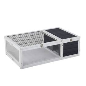 546598 Fdw Wooden Tortoise Habitat Enclosure Large Transparent House
