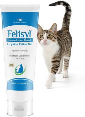Fel6547 Felisyl L-lysine Gel For Cats 5oz Supports Immune Single Pack Paste