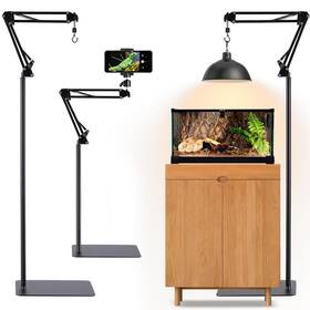 Fc02 Fembemok Metal Reptile Lamp Stand Tall Floor Heat Adjustable With 3