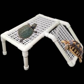 Fhiny 726084670839 Turtle Basking Platform Tortoise Dock Plastic Resting Terrace Climbing Ra