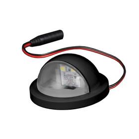 Fiberon 844219029885 Railing Accessories Plastic Exterior Dome Side Light In Serene Black