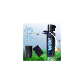Fin-a01 Finaqua 20-75gal Dual-chamber U-v Aquarium Filter 4-in-1 Submersible For 20-75 Gal Tur