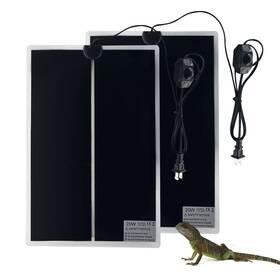 Fipasen 747781236968 Reptile Heating Mat 2pcs Pad With Temperature Adjustment For
