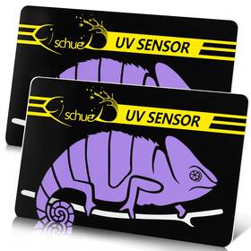 Fischuel 745754130480 Quick Test Uvb Sensor Reptile Uv Tester Heating Lamp Photochromic Card I