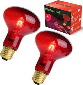 Fiveage 445015537531 75w Red Pet Light Heating Infrared Bulb Uva Spot Heat Lamp For Reptile And Amphi
