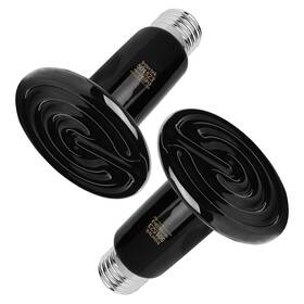 75wtcd Fiveage 2 Pack 75w Black Ceramic Heat Emitter Reptile Infrared Lamp Bulb No Li