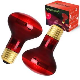 Fiveage 791715177513 75w Red Heating Light Bulb Uva Spot Heat Lamp For Reptile And Amphibian Use -