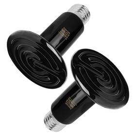 Tcd-b75w-2 Fiveage 2 Pack 75w Black Ceramic Heat Emitter Reptile Infrared Lamp Bulb No Li
