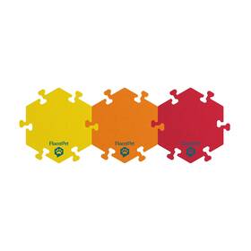 Fluentpet 810119580320 Hextiles - Sunset 3-pack Talking Dog And Cat Button Mat Set Each Mats Hol