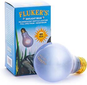 22501 Fluker Labs Flukers Incandescent Reptile Daylight Bulb Full Spectrum 60w Infrared Heat