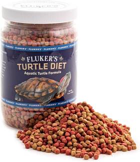 012401 Flukers Aquatic Turtle Diet Food Pellets For Turtles 15 Oz