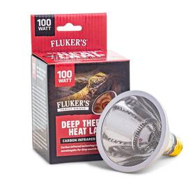 Flukers 091197260117 Deep Thermal Heat Lamp For Reptiles With Carbon Infrared Technology