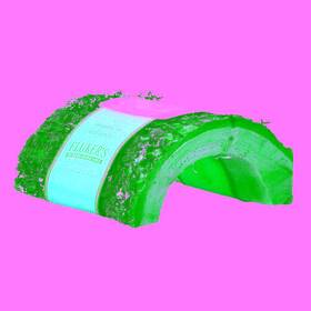 Flukers 091197590016 Critter Cavern Half-log Medium 5.5 Inch L X W 3.5 H