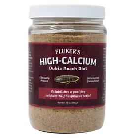 Flukers 091197710148 High Calcium Dubia Roach Diet - Can Be Used As A Gut-loading Food Or