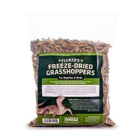 Flukers 091197720154 Freeze Dried Grasshoppers For Reptiles Packed With Protein And Essen