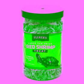 Flukers 091197720536 Sun-dried Large Red Shrimp Treat 10 Oz