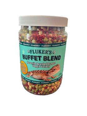 Flukers 091197760532 Ra Buffet Blend Veggie Variety For Juvenile Bearded Dragons - 9oz
