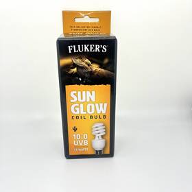 100534948 Flukers Reptile Sun Glow Desert Fluorescent 10.0 Uvb Bulb 13 Watt
