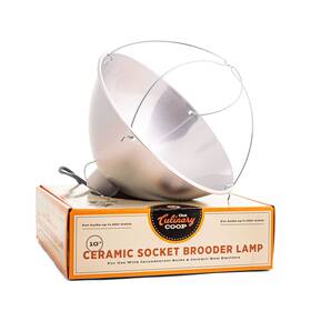 15033 Flukers Culinary Coop Brooder Lamp For Chicken Or Outdoor Animals 10-inch