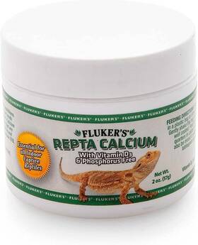 Flukers 445037249269 Calcium Reptile Supplement With Added Vitamin D3 2 Oz