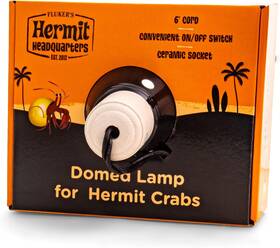 66024 Flukers Domed Lamp For Hermit Crab Enclosures 5.5-inch