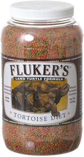 70015 Flukers Tortoise Diet Small Pellet Food Land Turtle Formula 3.5 Lbs