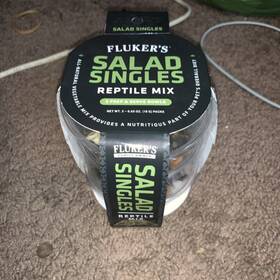 72080 Flukers Salad Singles Reptile Blend 0.65 Oz 3 Ok Exp Oct 2026