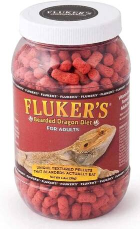 76021 Flukers Bearded Dragon Food For Adult Dragons Pellet Diet Rich In Protein