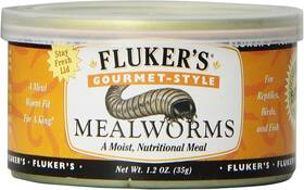 919017 Flukers Gourmet Canned Food For Reptiles Fish Birds And Small Animals Black