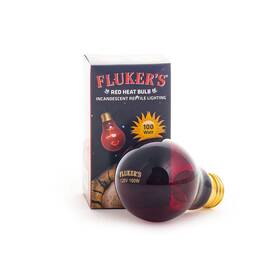 Rfk22803 Flukers 100 Watt Red Heat Bulb For Reptiles And Amphibians Reptile Light
