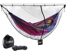 Foxelli Hammock Net 01 Xl 12ft For Hammocks Lightweight Portable Hammo