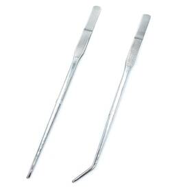 Fruta 763231076427 Long Reptiles Feeding Tongs Stainless Steel Straight And Silver/27cm