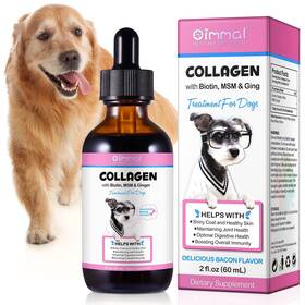 Fslhcy 762418939265 Liquid Collagen For Dogs 60ml Dog With Biotin Msm And Ginger