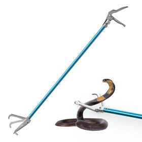 Go2gether G2 710946300637 60-inch Professional All-aluminum Alloy Snake Tong Reptile Grabber Rattle