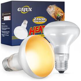 Hl001 Gajux Reptile Heat Lamp 2 Pack 100w Bulbs For Reptiles Amphibians Basking