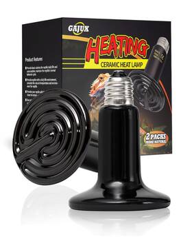 100w Gajux Rhl1 Ceramic Heat Emitter 2 Pack Reptile Bulbs Lamp For R