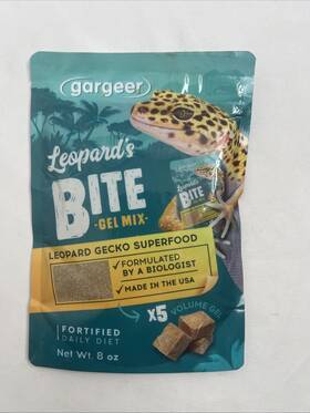 Gargeer 850031281479 Leopard Gecko Food For Gel Diet Superfood 8oz Pack