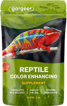 Gargeer 850031281592 All Reptiles Color Enhancer. Magnify Vibrant Colors And Boost With Much Need