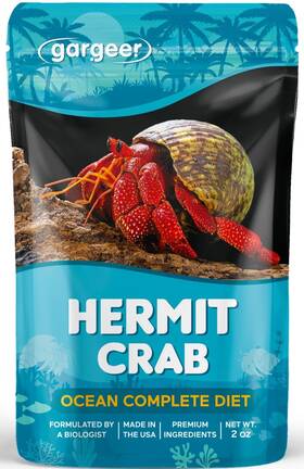 Gargeer 850031281721 2oz Hermit Crab Ocean Blend Complete Diet. Easily Digested Non-gmo Premium I