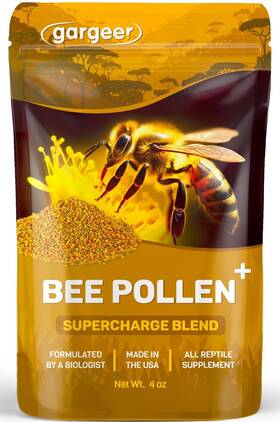 Gargeer 850059522042 4oz Bee Pollen For The Picky Reptile. Boost Health Digestion And Skin Regene