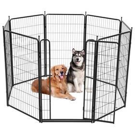 97xr4sz0rfluhx-crvszvw1icg0bo Garvee Dog Playpen Outdoor 8 Panel Fence With Gate For Yard Pet Exercise Pen Wit