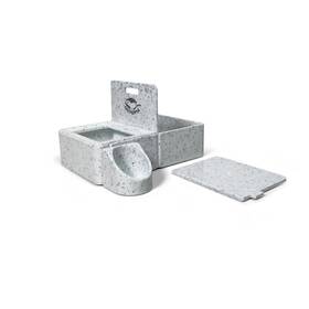 Geckopia 860005936304 Triple Dish Marble