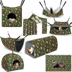Hod-geelin-3807 Geelin 8 In 1 Ferret Hammock Set Ferrets Cage Accessories Rat Chinchilla Guinea Pig