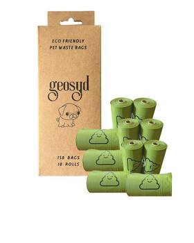 Geosyd 198715149661 Eco-friendly Dog Poop Bags Bag Refill Waste Cat Litter