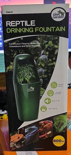 Giangarden Rd001 Reptile Drinking Fountain Green 800ml Model