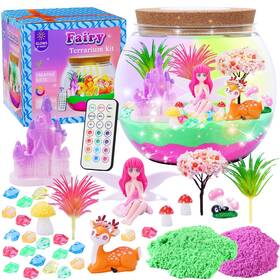 Ge-u3 Gifmore Fairy Terrarium Kit For With Led Night Light And Remote Control Toys A