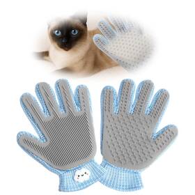 678232 Gjinxi 2 In 1 Pet Grooming Glove For Cats And Dogs Efficient Deshedding Brush Lon