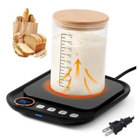 Sw-03 Glevxora Sourdough Starter Warmer Mat Heating For Jars Up To 40 Oz With