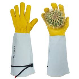 Glosav 655887457685 Gardening Gloves Thorn Proof For Rose Pruning And Cactus Trimming Long Leather