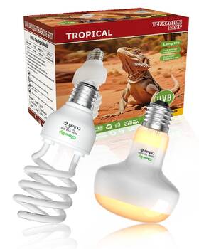 R80-uvb Glowup Uva Uvb Light Bulbs For Reptiles E26 Combo Pack 110v - 100w Reptile Heat Lamp